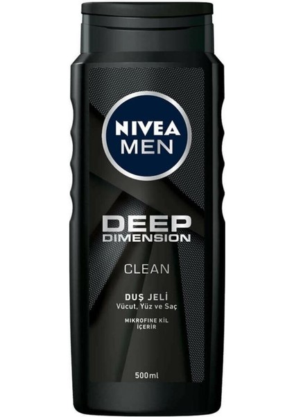 Men Deep Dimension Clean Duş Jeli 500 ml
