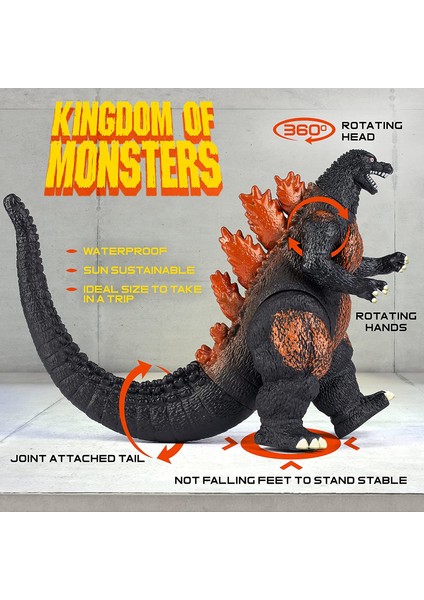 Burning Godzilla Action Figure - Film Canavar Serisi Burning Godzilla (Yurt Dışından)