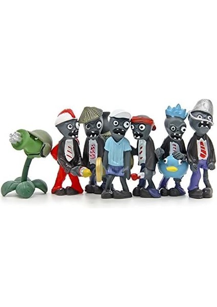 Plants Vs Zombies Serisi Pvc Oyuncaklar,16 Parça (Yurt Dışından)