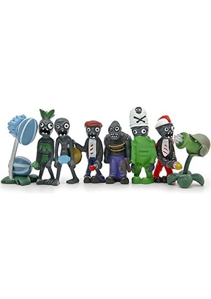 Plants Vs Zombies Serisi Pvc Oyuncaklar,16 Parça (Yurt Dışından)