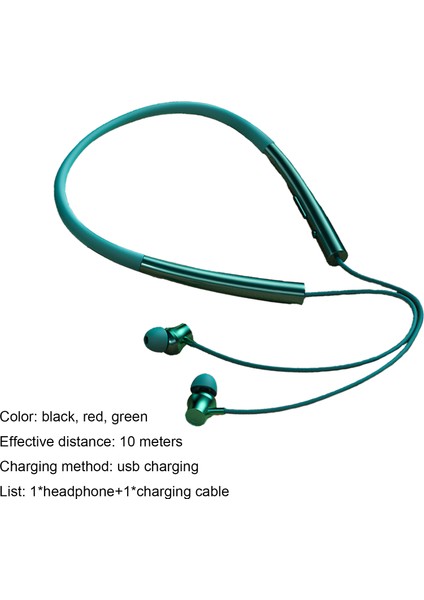 Boyun Askılı Bluetooth Kulaklık Earbuds (Yurt Dışından)
