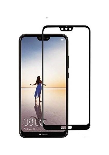 Huawei P20 Pro Tam Kaplayan Fiber Nano Ekran Koruyucu Cam