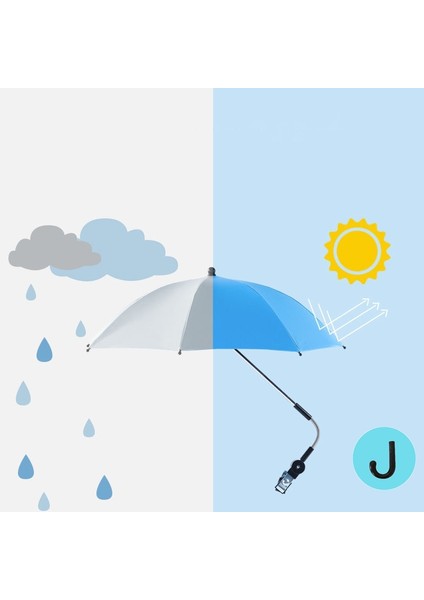 Arabası Şemsiye Anti-Uv Güneş ve Yağmur Çift Kullanımlı Şemsiye (Pembe) (Yurt Dışından) fırsatları