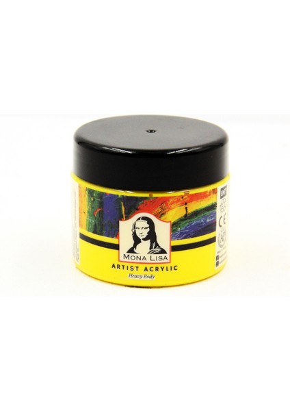 Mona Lisa Artist Akrilik Boya 125ML N:267 Azo Lemon Yellow