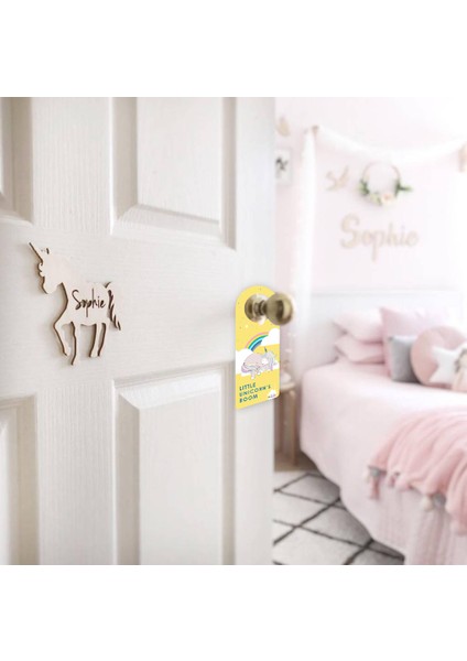 Little Maker Little Unicorn's Room Door Hanger