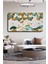 Dekoratif Soyut Altın Geyik Sürreal Kanvas Duvar Tablosu 70X100 cm 1