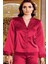 280 Çeyizlik Saten 6'lı Set-Bordo 4