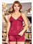 205 Çeyizlik Saten 6'lı Set-Bordo 3