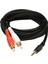 3.5mm Stereo To 2rca Audio Aux Ses Kablosu 1