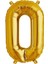 Rakam Folyo Balon 0 Altın Renk 100 cm - 40" 1