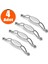 Erdem Çekmece Dolap Kapak Kulpu Kulbu Krom Gri Metal Kulp 128 mm (4 Adet) 1