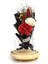 Fanus Gül 28/14CM Cam Fanus LED Işıklı 4