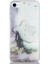 Caseworld Apple Apple iPhone Se 2020 Kapak Mermer Desenli Pop Socketli Silikon Kılıf - Beyaz 1