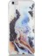 Caseworld Apple Apple iPhone 6 Plus Kapak Mermer Desenli Pop Socketli Silikon Kılıf - Mor 2