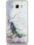 Caseworld Samsung Galaxy J710 Kapak Mermer Desenli Pop Socketli Silikon Kılıf - Beyaz 1