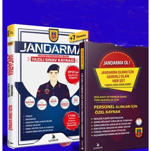 Liyakat Yayinlari Jandarma Yapan 2 Li Set Jandarma Uzman Kitabi