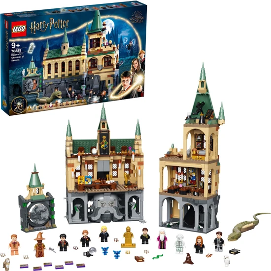 LEGO® Harry Potter# Hogwarts# Sırlar Odası 76389 -9 Yaş ve Üzeri İçin Sırlar Odası ve Büyük Salon#u İçeren Koleksiyonluk Yaratıcı Oyuncak Yapım Seti (1176 Parça)