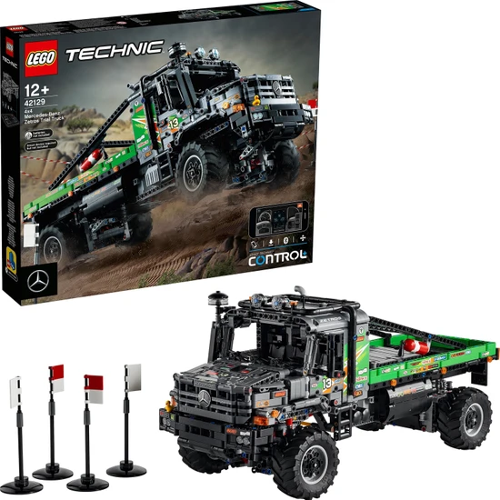 LEGO® Technic 4x4 Mercedes-Benz Zetros Kamyon 42129 - 12 Yaş ve Üzeri Araç Sevenler İçin Uygulama Kumandalı Koleksiyonluk Yaratcı Oyuncak Yapım Seti (2110 Parça)