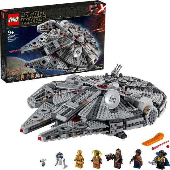 LEGO® Star Wars# Skywalker#ın Yükselişi Milenyum Şahini# 75257- 9 Yaş ve Üzeri İçin Koleksiyonluk Oyuncak Yapım Seti (1351 Parça)