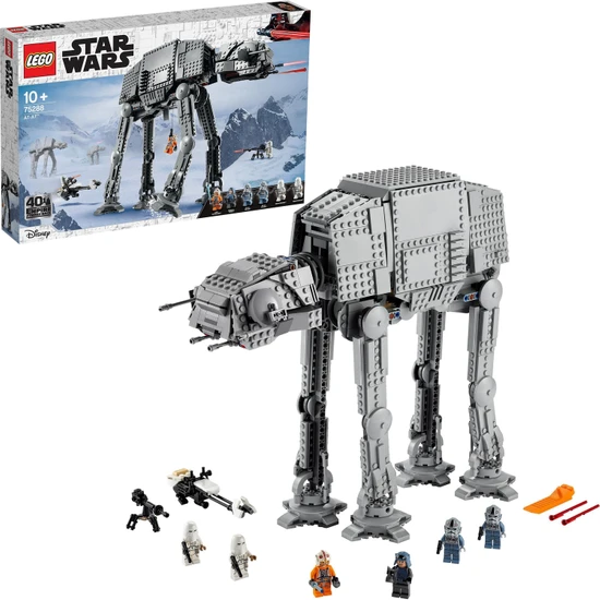 LEGO® Star Wars# AT-AT# 75288 Yapım Seti, Yaratıcı Oyunlar için AT-AT Walker Yapım Oyuncağı (1267 Parça)