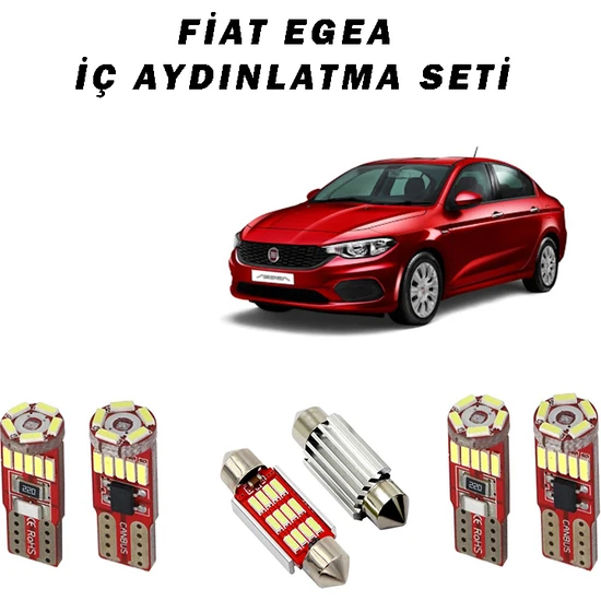 Gpr Fiat Egea Iç Aydınlatma Beyaz Ampul Seti (Canbus)