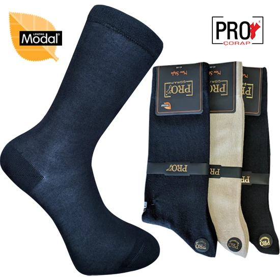 Pro Çorap 18002-2 Atlas Modal Erkek Çorabı