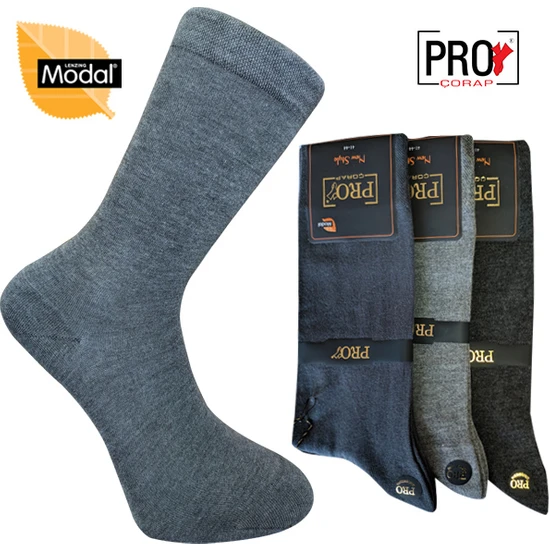 Pro Çorap 18002-3 Atlas Modal Erkek Çorabı