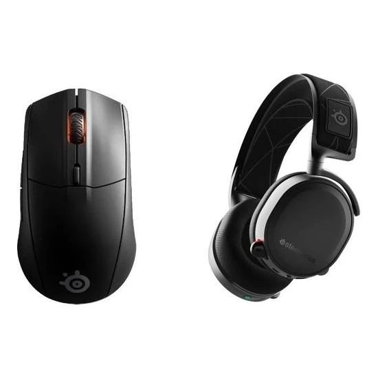 Steelseries Arctis 7 (2019 Edition) Wireless Oyuncu Kulaklık+Rival 3 Wireless Gaming Mouse