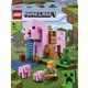 LEGO Minecraft# Domuz Evi 21170- 8 Yaş ve Üzeri Macera Oyunu Seven Çocuklar İçin Alex Minifigürü İçeren Yaratıcı Oyuncak Yapım Seti (490 Parça)