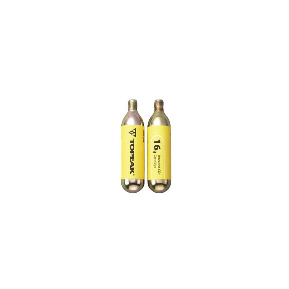 Topeak Threaded 16G Co2 Cartridge 16G Dişli Co2 Kartuşu 2 Parça