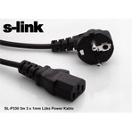 S-Link Sl-P330 3M 3 X 1Mm Lüks Power Kablo