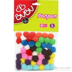 Bubu Ponpon 3 cm 50'li Renkli Set Çeşitli Renklerle Yaratıcı Projeler İçin
