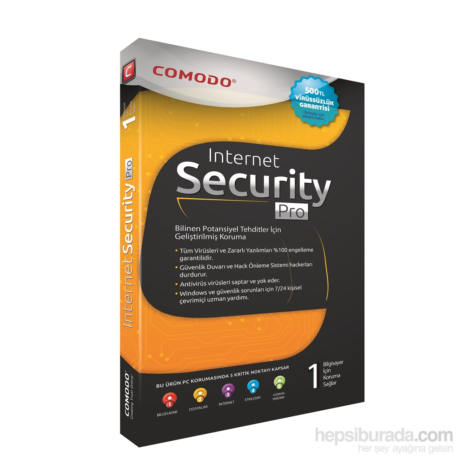 Comodo Internet Securıty Pro 1 Kullanıcı