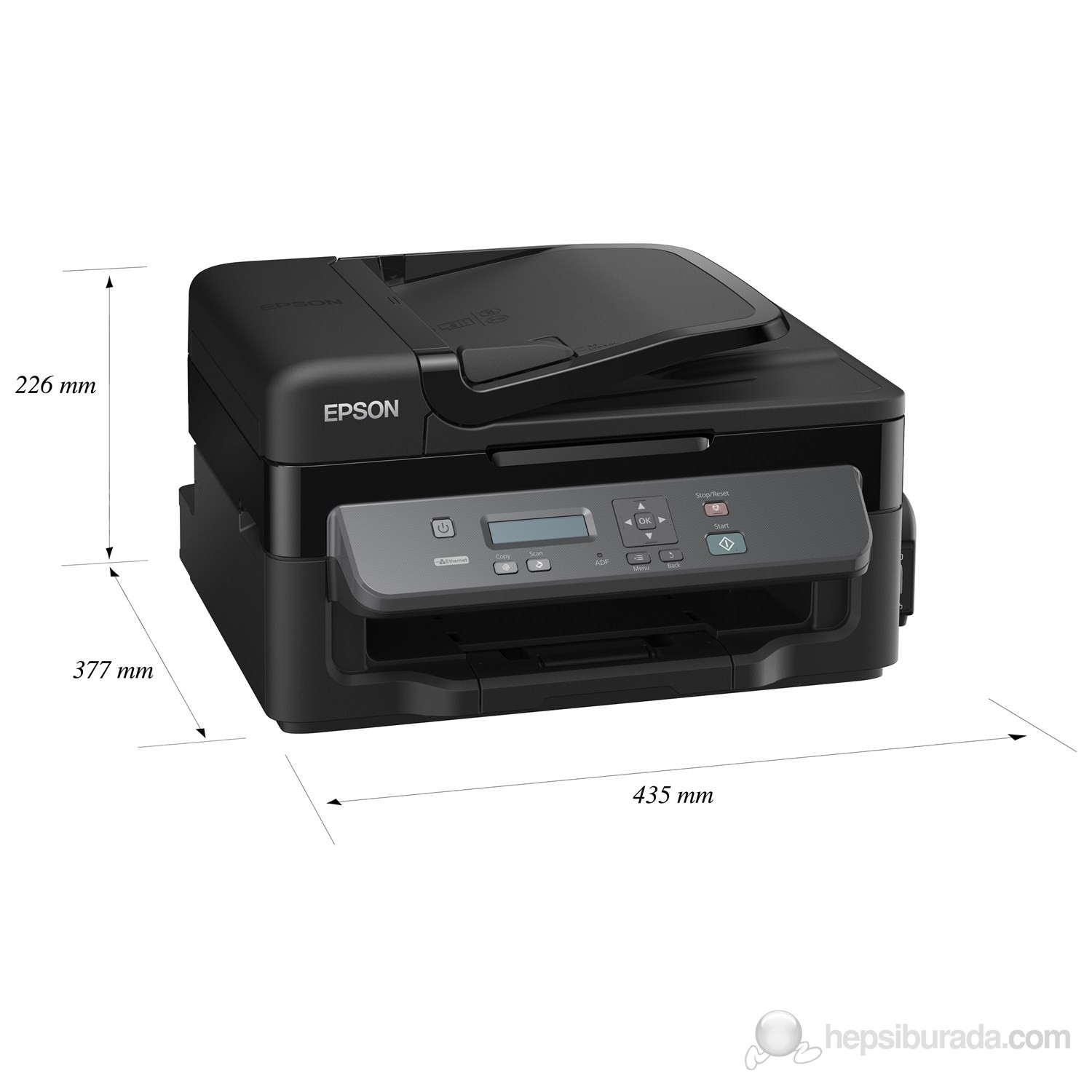 Epson M200 Fotokopi + Tarayıcı + Mürekkep Tanklı Mono ...