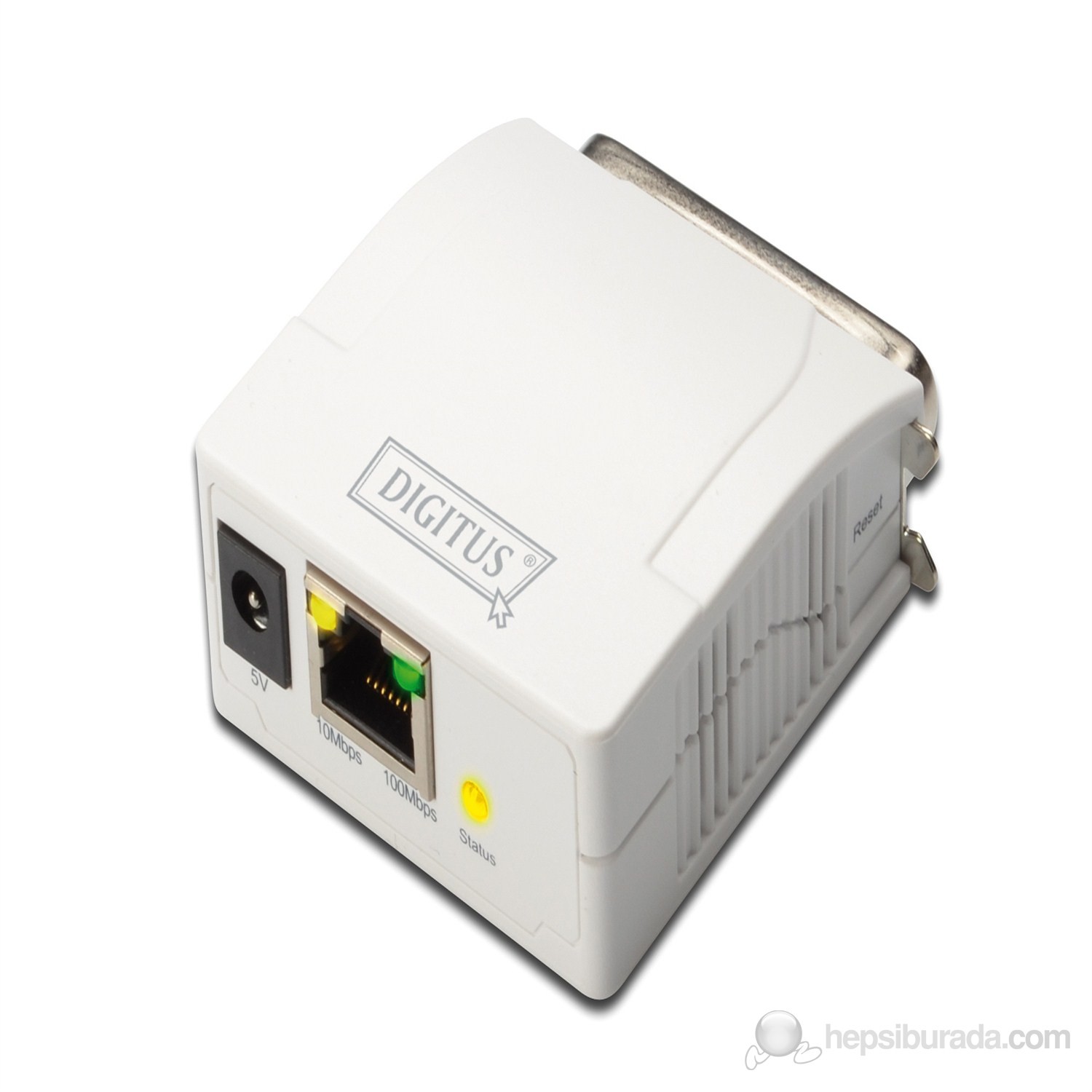 Serveur D'impression Réseau Digitus DN-13003-1 Fast Ethernet - USB 2.0, Neuf