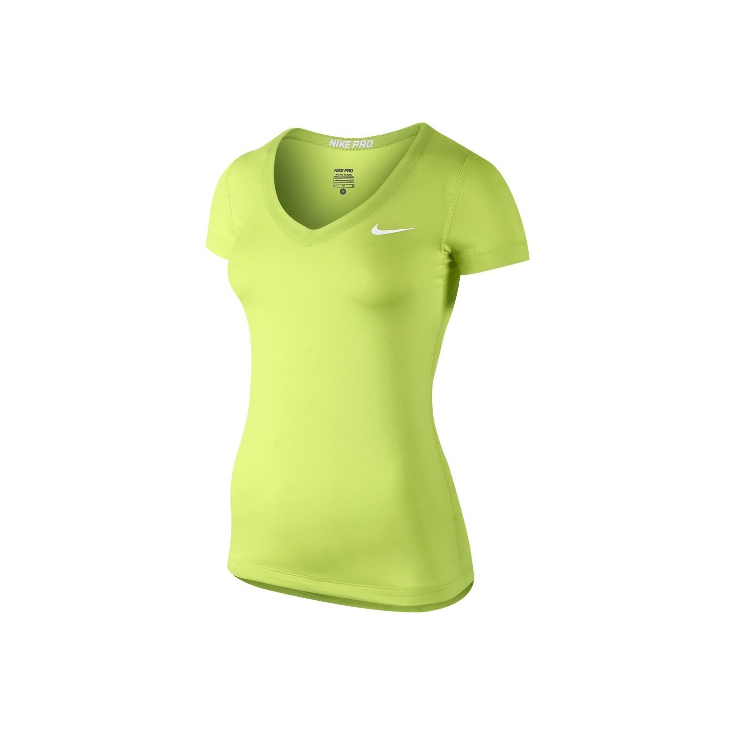 nike pro v neck tee