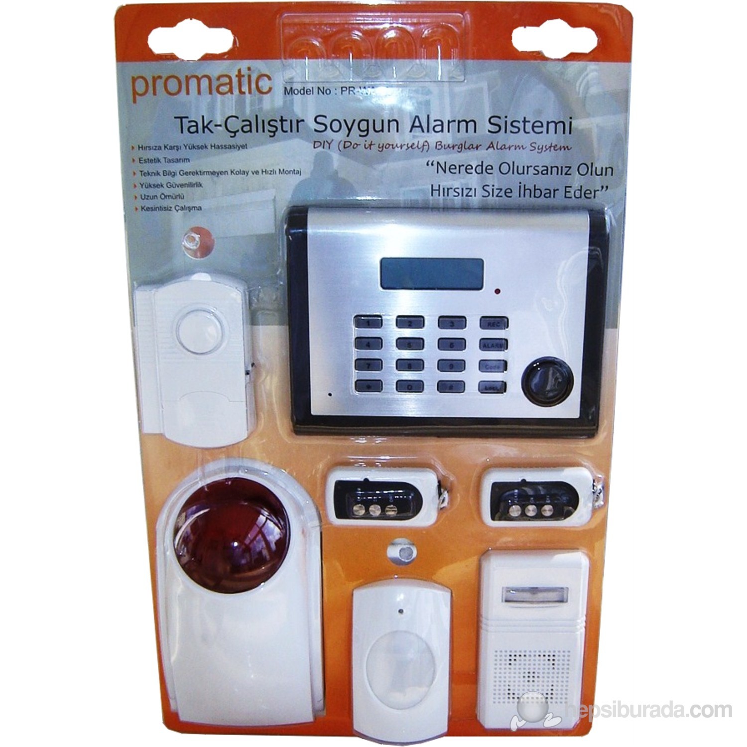 Promatic Akıllı Kablosuz Soygun Alarm Sistemi ( 2 Manyetik + Fiyatı
