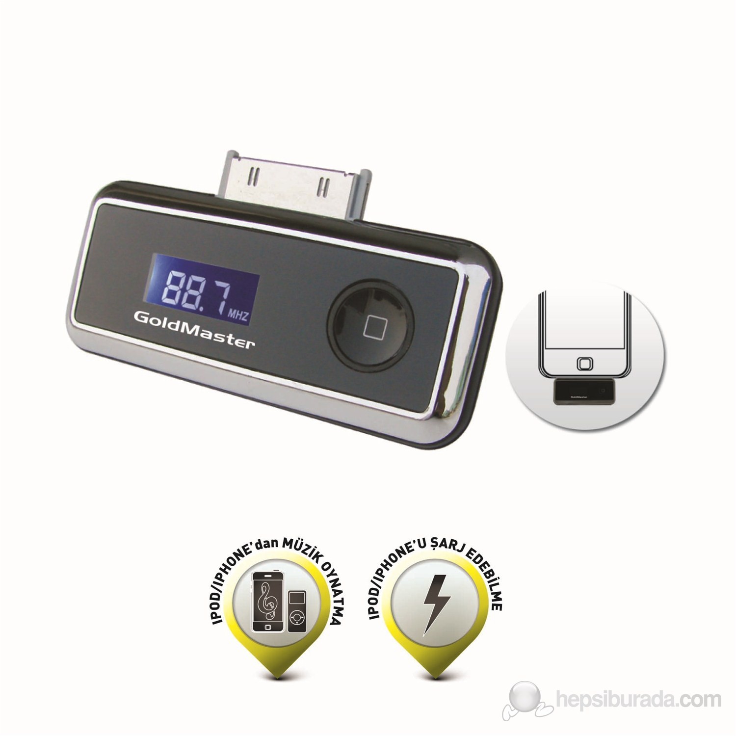 GoldMaster CF66İ Fm Transmitter Fiyatı Taksit Seçenekleri