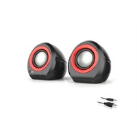 Mikado Md-179 2.0 Siyah/Kırmızı Usb+Sd+Fm Radyolu Speaker