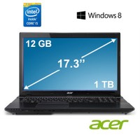 Acer Aspire V3-772G-5421121TMAKK Intel Core i5 4210U 1.7GHz 12GB 1TB 17.3" Taşınabilir Bilgisayar