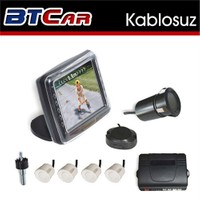btcar kamerali 3 5 lcd ekran 4 lu park sensoru kablosuz fiyati