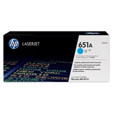 HP 651A 16000 Sayfa Kapasiteli Mavi Toner CE341A