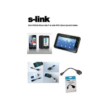 S-Link Slx-Otg18 Micro Usb F To Usb Otg 10Cm Çevirici Kablo