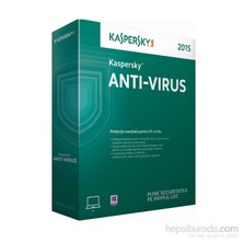 Kaspersky Antivirüs 2015 Türkçe 4 Kullanıcı 1 Yıl