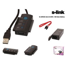 S-Link Sl-Sata35 Usb 2.0 Sata + Ide Data Kablosu