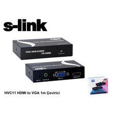 S-Link Hvc11 Hdmı To Vga 1M Çevirici