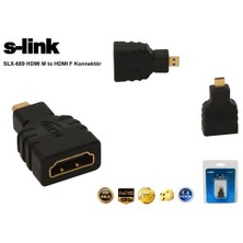 S-Link Slx-689 Micro Hdmı M To Hdmı F Konnektör