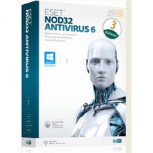 Eset Nod32 Antivirüs v6.0 TR 3 Kullanıcı 1 Yıl