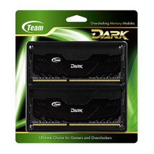 Team 8GB (2x4GB) 2400MHz DDR3 Overclocking Dark Series Oyuncu Soğutuculu Dual-Channel Ram Bellek (TM3D240042BLK)