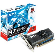 MSI Amd Radeon R7 240 2GB 128Bit DDR3 (DX11.2) PCI-E 3.0 Ekran Kartı (R7 240 2GD3 LP)